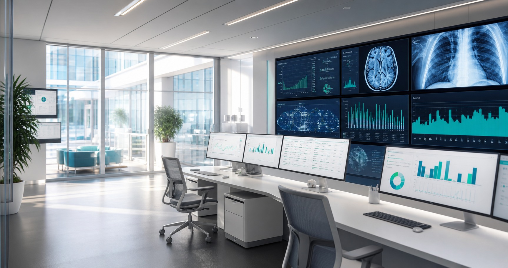 Healthcare workforce management dashboard
